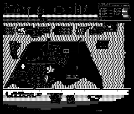 01-latent-archaeology.r2, drawn on the grid.