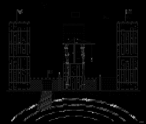 03-castle-assembling, drawn on the grid.