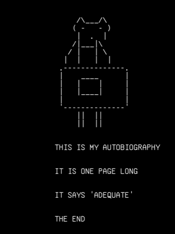 16-the-autobiography, drawn on the grid.