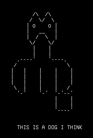 art-03-dog, drawn on the grid.