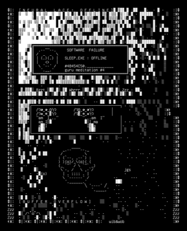 dream-protocol-guru-meditation-v2, drawn on the grid.