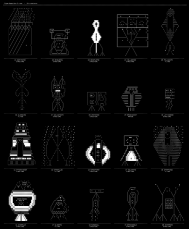 figma-beasties-3-rows, drawn on the grid.