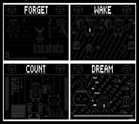 forget-wake-count-dream-v1.r1, drawn on the grid.