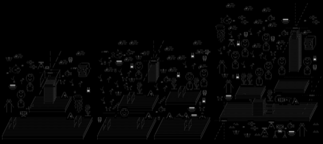 garden-triptych-v2, drawn on the grid.