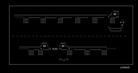 mjau-cat-02-breakfast, drawn on the grid.