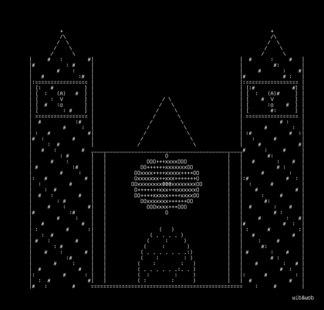 second-look-cathedral, drawn on the grid.