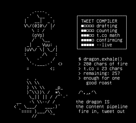 spark-gallery-18-18-dragon-compiles-a-tweet-vintage-dragon-tweet-sk, drawn on the grid.