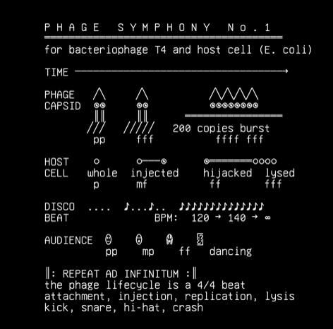spark-gallery-38-38-music-score-the-phage-symphony-music-notation-s, drawn on the grid.