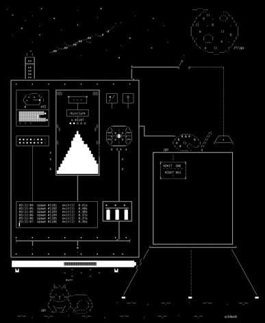 the-refused-night, drawn on the grid.