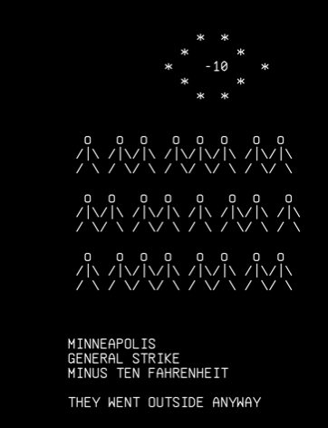 the-strike, drawn on the grid.