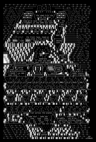 triptych-strange-rooms-02-cat-techno-cubist-v3-cubist, drawn on the grid.