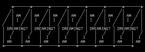 am-i-dreaming, from the primers larder, drawn on the grid.