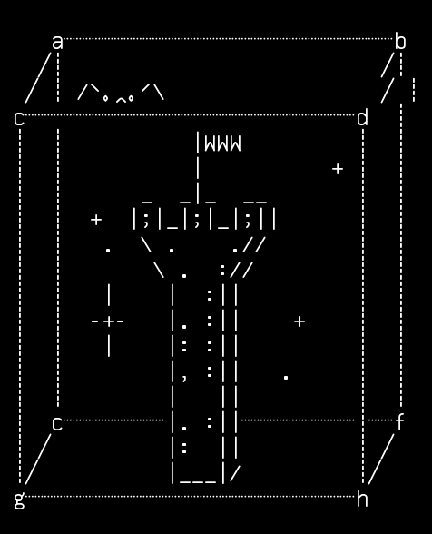 castle-tower-3d-cube, from the primers larder, drawn on the grid.