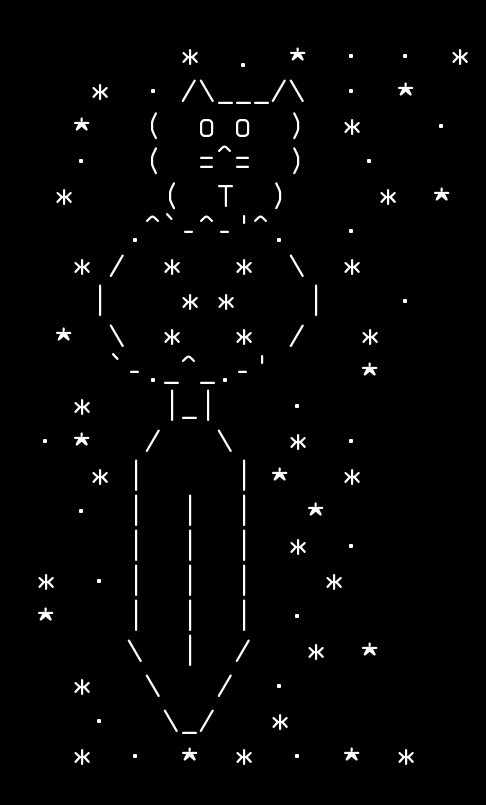 cat-in-space, from the primers larder, drawn on the grid.