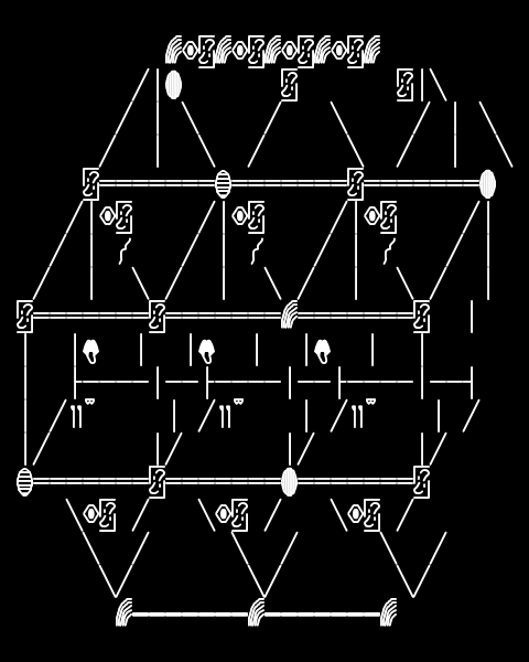claude-taste-cube, from the primers larder, drawn on the grid.