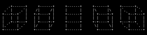 iso-cube-all-angles, from the primers larder, drawn on the grid.