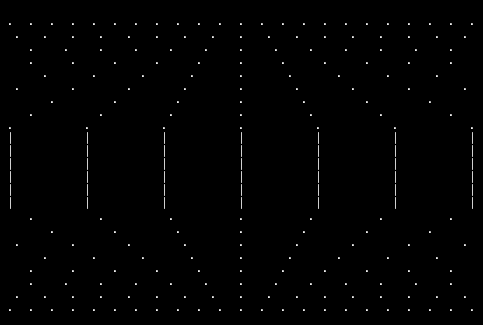 isometric-book-space-page-turn-grid-dotted, from the primers larder, drawn on the grid.