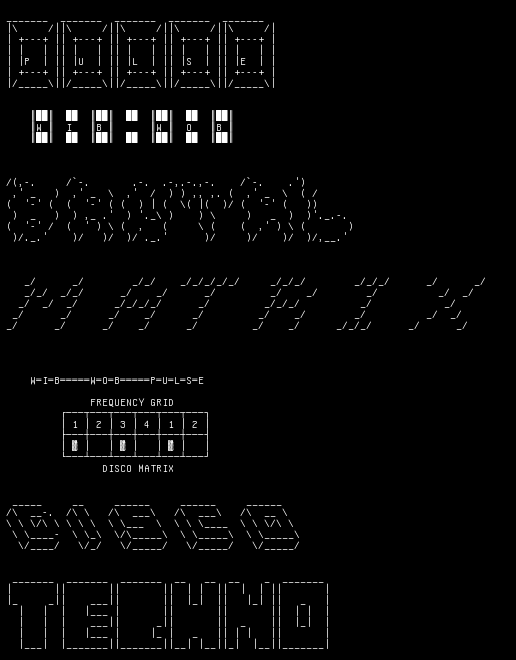 italo-disco-techno, from the primers larder, drawn on the grid.