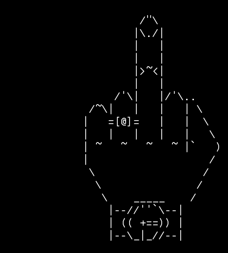 middle-finger-rude, from the primers larder, drawn on the grid.