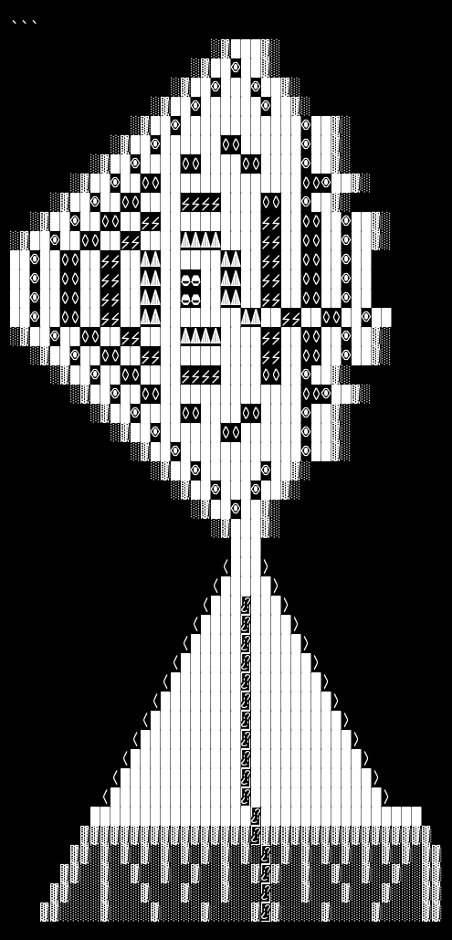 monster-bone-eye, from the primers larder, drawn on the grid.