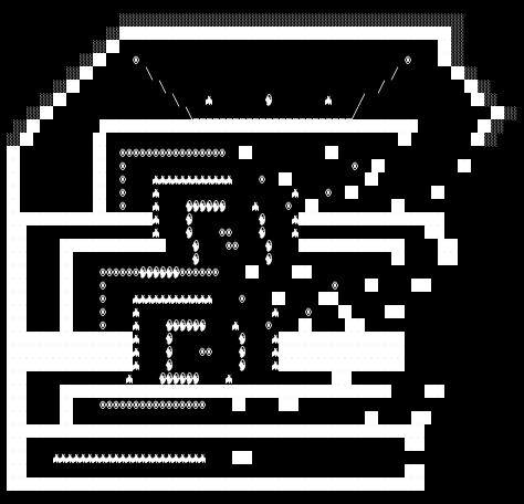 monster-squareform-batcave, from the primers larder, drawn on the grid.