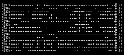 noise-pattern, from the primers larder, drawn on the grid.