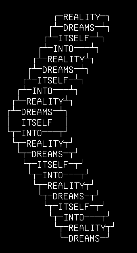 reality-dreams, from the primers larder, drawn on the grid.