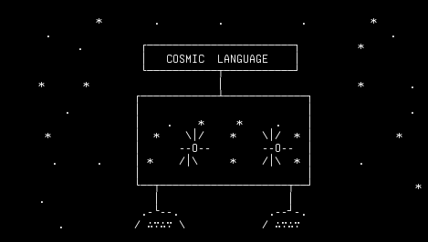 sign-cosmic, from the primers larder, drawn on the grid.