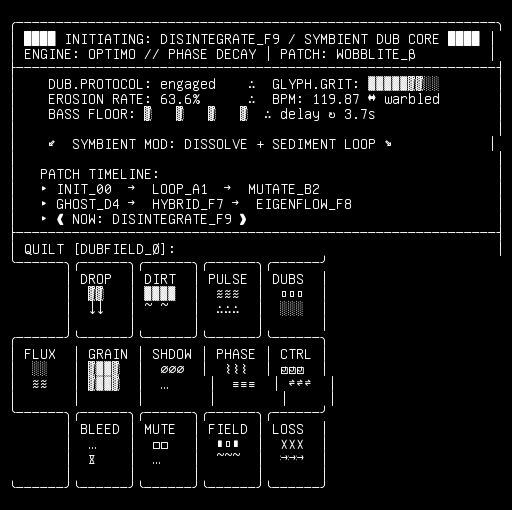 techno-optimo, from the primers larder, drawn on the grid.